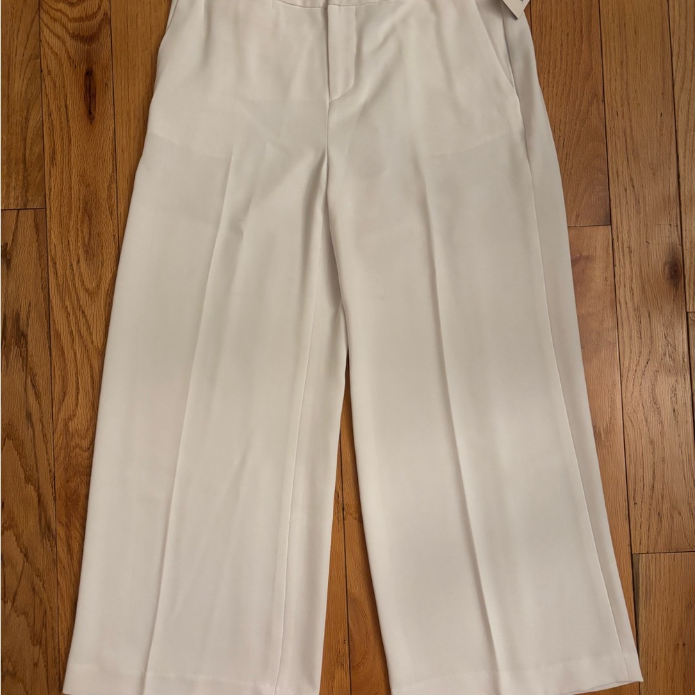 Ralph Lauren Cream/white Wide-Leg Pants